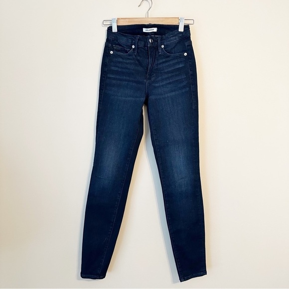 Good American Good Legs Skinny Jeans in Blue224 Wash - Size 00/24 - Picture 12 of 12